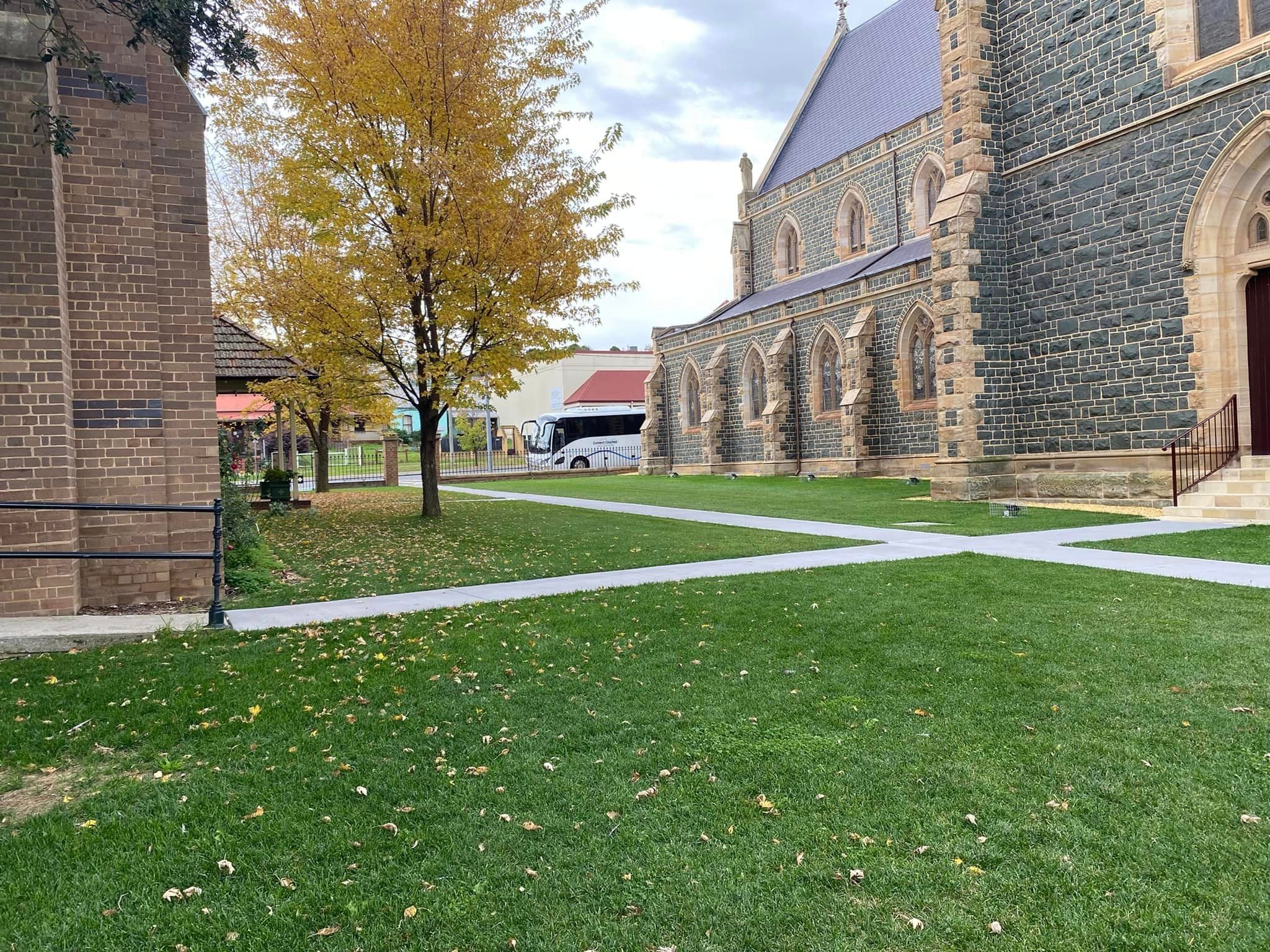 St Peters & Paul Cathedral Goulburn + Rocky Hill War Memorial Image -663c07e0c1881